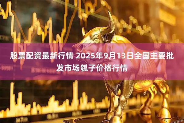 股票配资最新行情 2025年9月13日全国主要批发市场瓠子价格行情